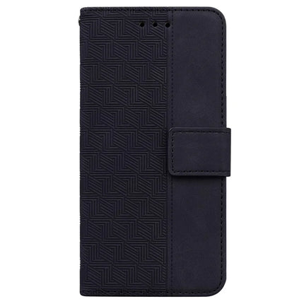 For Honor Magic7 Lite 5G / X9c 5G / X60 Pro 5G Case Geometry Pattern Leather Wallet Phone Cover