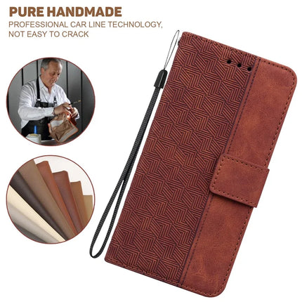 For Honor Magic7 Lite 5G / X9c 5G / X60 Pro 5G Case Geometry Pattern Leather Wallet Phone Cover