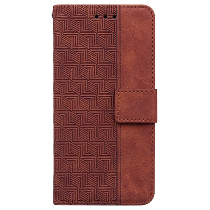 For Honor Magic7 Lite 5G / X9c 5G / X60 Pro 5G Case Geometry Pattern Leather Wallet Phone Cover