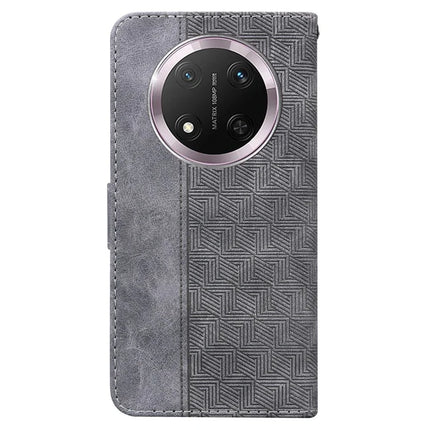 For Honor Magic7 Lite 5G / X9c 5G / X60 Pro 5G Case Geometry Pattern Leather Wallet Phone Cover