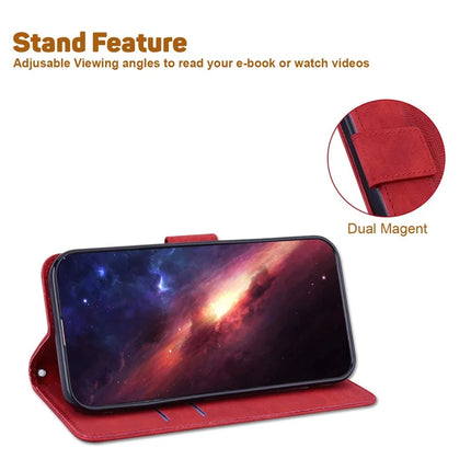 For Honor Magic7 Lite 5G / X9c 5G / X60 Pro 5G Case Geometry Pattern Leather Wallet Phone Cover