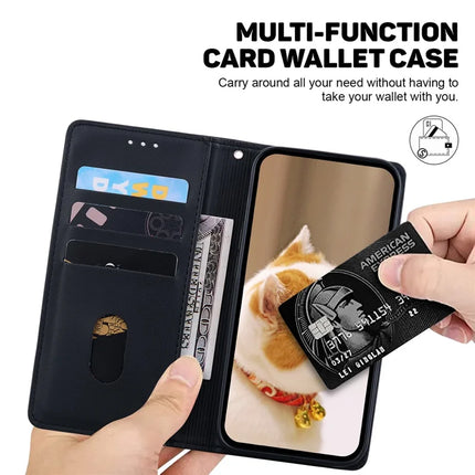 For Honor Magic7 Lite 5G / X9c 5G / X60 Pro 5G Case RFID Blocking Kitten Pattern TPU+PU Leather Phone Cover