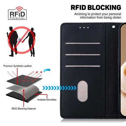 For Honor Magic7 Lite 5G / X9c 5G / X60 Pro 5G Case RFID Blocking Kitten Pattern TPU+PU Leather Phone Cover