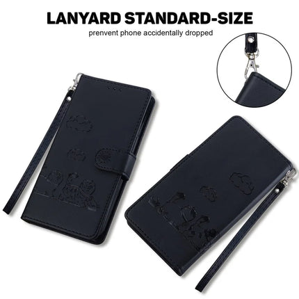 For Honor Magic7 Lite 5G / X9c 5G / X60 Pro 5G Case RFID Blocking Kitten Pattern TPU+PU Leather Phone Cover