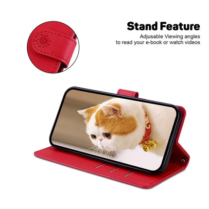 For Honor Magic7 Lite 5G / X9c 5G / X60 Pro 5G Case RFID Blocking Kitten Pattern TPU+PU Leather Phone Cover