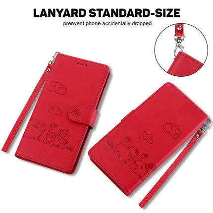 For Honor Magic7 Lite 5G / X9c 5G / X60 Pro 5G Case RFID Blocking Kitten Pattern TPU+PU Leather Phone Cover