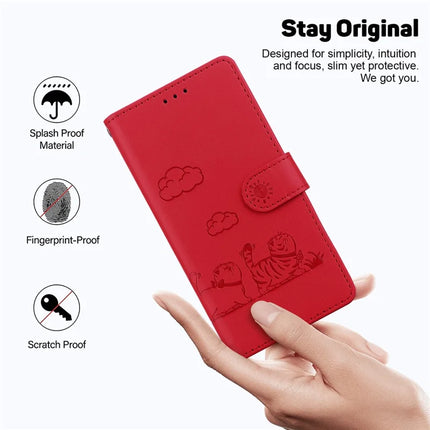 For Honor Magic7 Lite 5G / X9c 5G / X60 Pro 5G Case RFID Blocking Kitten Pattern TPU+PU Leather Phone Cover