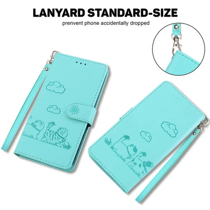 For Honor Magic7 Lite 5G / X9c 5G / X60 Pro 5G Case RFID Blocking Kitten Pattern TPU+PU Leather Phone Cover
