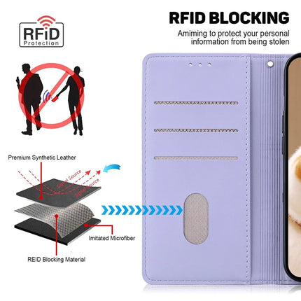 For Honor Magic7 Lite 5G / X9c 5G / X60 Pro 5G Case RFID Blocking Kitten Pattern TPU+PU Leather Phone Cover