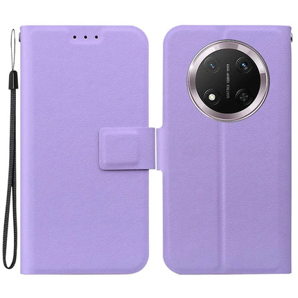 For Honor Magic7 Lite 5G / X9c 5G / X60 Pro 5G Case Ultra-Thin PU Leather + TPU Phone Cover with Card Slot - Purple