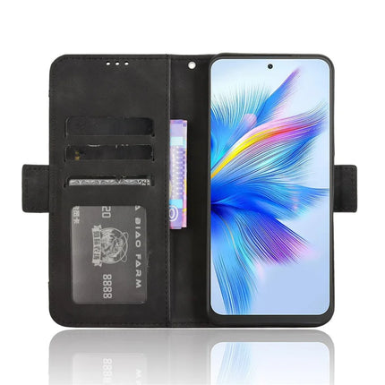 For Blackview Shark 9 5G Leather Case Phone Wallet Cover with Multiple Card Slots