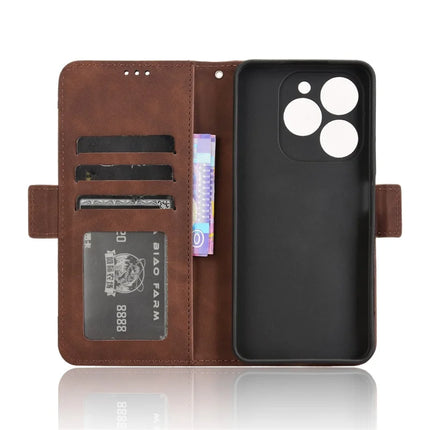 For Blackview Shark 9 5G Leather Case Phone Wallet Cover with Multiple Card Slots