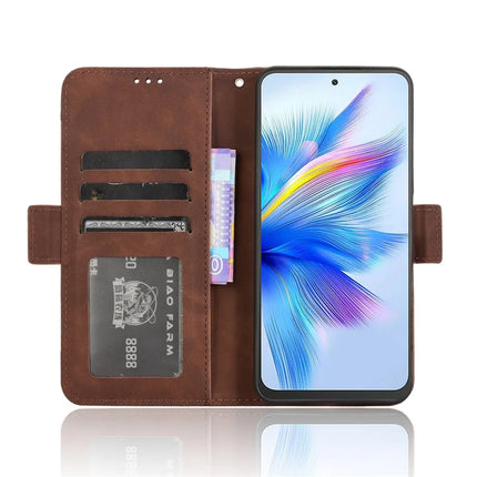 For Blackview Shark 9 5G Leather Case Phone Wallet Cover with Multiple Card Slots