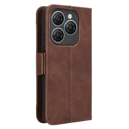 For Blackview Shark 9 5G Leather Case Phone Wallet Cover with Multiple Card Slots