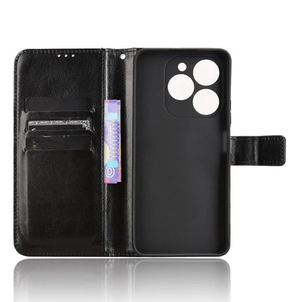 For Blackview Shark 9 5G Case Crazy Horse Texture PU Leather Phone Wallet Cover