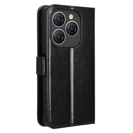 For Blackview Shark 9 5G Case Crazy Horse Texture PU Leather Phone Wallet Cover
