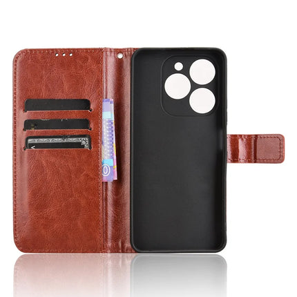 For Blackview Shark 9 5G Case Crazy Horse Texture PU Leather Phone Wallet Cover