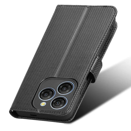 For Blackview Shark 9 5G Case PU Leather Diamond Texture Wallet Phone Cover