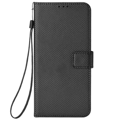For Blackview Shark 9 5G Case PU Leather Diamond Texture Wallet Phone Cover