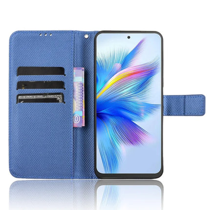 For Blackview Shark 9 5G Case PU Leather Diamond Texture Wallet Phone Cover