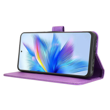 For Blackview Shark 9 5G Case PU Leather Diamond Texture Wallet Phone Cover