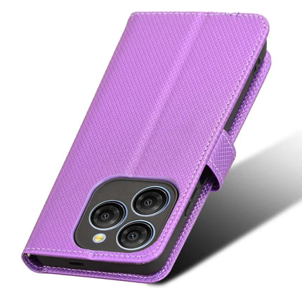 For Blackview Shark 9 5G Case PU Leather Diamond Texture Wallet Phone Cover