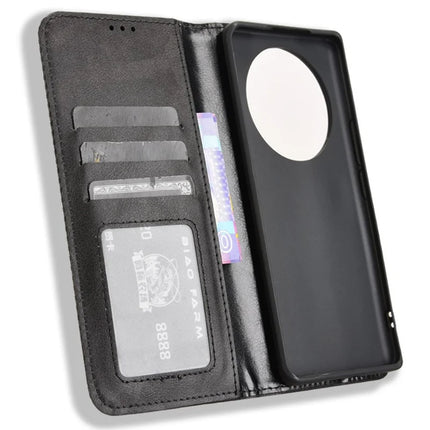 Leather Case for Honor X9c 5G / Magic7 Lite 5G / X60 Pro 5G Wallet Stand Retro Texture Phone Cover