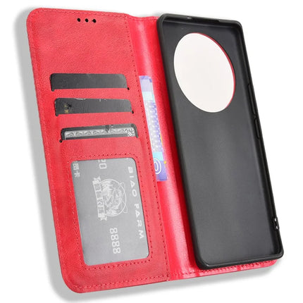 Leather Case for Honor X9c 5G / Magic7 Lite 5G / X60 Pro 5G Wallet Stand Retro Texture Phone Cover