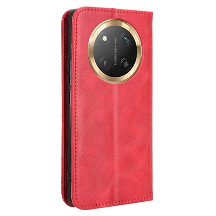 Leather Case for Honor X9c 5G / Magic7 Lite 5G / X60 Pro 5G Wallet Stand Retro Texture Phone Cover