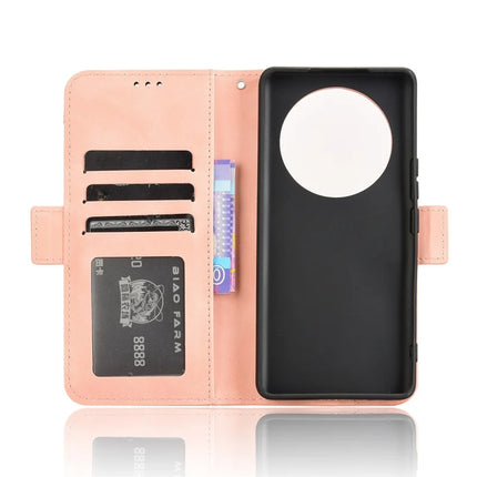 Leather Case for Honor X9c 5G / Magic7 Lite 5G / X60 Pro 5G Phone Wallet Cover with Multiple Card Slots