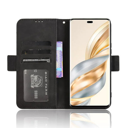 Leather Case for Honor X9c 5G / Magic7 Lite 5G / X60 Pro 5G Phone Wallet Cover with Multiple Card Slots