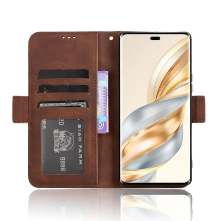 Leather Case for Honor X9c 5G / Magic7 Lite 5G / X60 Pro 5G Phone Wallet Cover with Multiple Card Slots