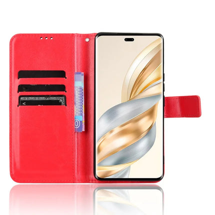 Leather Case for Honor X9c 5G / Magic7 Lite 5G / X60 Pro 5G Crazy Horse Texture Phone Wallet Cover