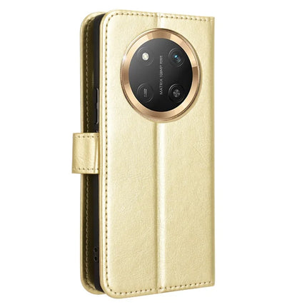 Leather Case for Honor X9c 5G / Magic7 Lite 5G / X60 Pro 5G Crazy Horse Texture Phone Wallet Cover