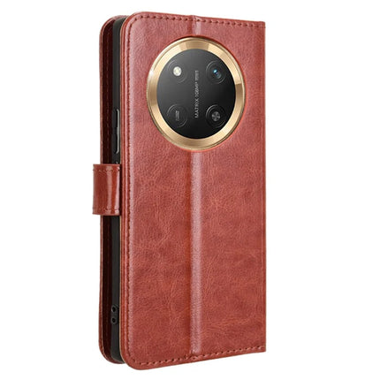 Leather Case for Honor X9c 5G / Magic7 Lite 5G / X60 Pro 5G Crazy Horse Texture Phone Wallet Cover