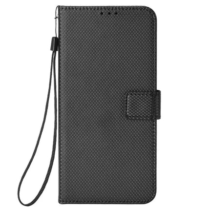 Wallet Phone Case for Honor Magic7 Lite 5G / X9c 5G / X60 Pro 5G PU Leather Diamond Texture Cover