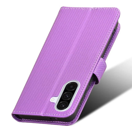 For Samsung Galaxy A36 5G Case PU Leather Diamond Texture Wallet Phone Cover
