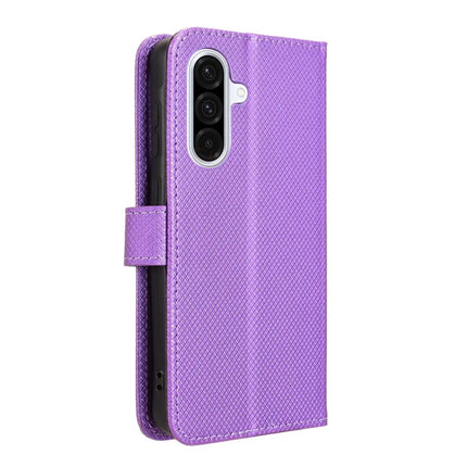 For Samsung Galaxy A36 5G Case PU Leather Diamond Texture Wallet Phone Cover