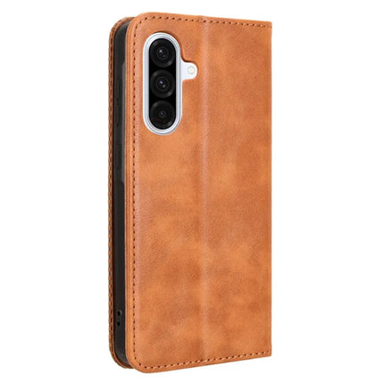 For Samsung Galaxy A56 5G Leather Case Wallet Stand Retro Texture Phone Cover