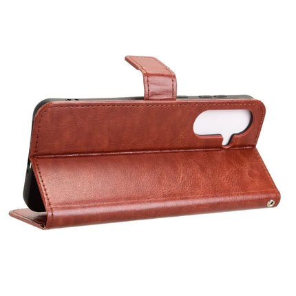 For Samsung Galaxy A56 5G Case Crazy Horse Texture PU Leather Phone Wallet Cover