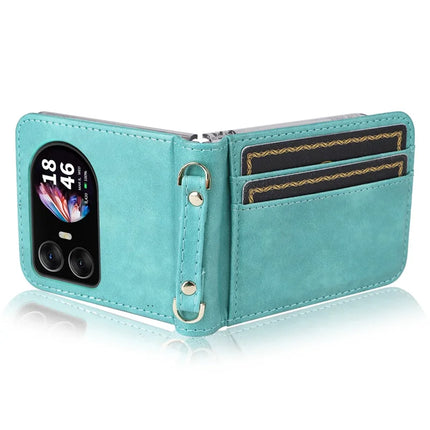 For Blackview Hero 10 4G Case Card Slots Leather Phone Cover with Lanyard