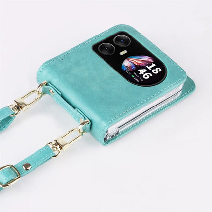 For Blackview Hero 10 4G Case Card Slots Leather Phone Cover with Lanyard