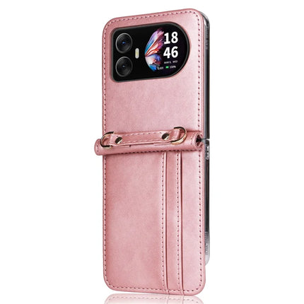 For Blackview Hero 10 4G Case Card Slots Leather Phone Cover with Lanyard