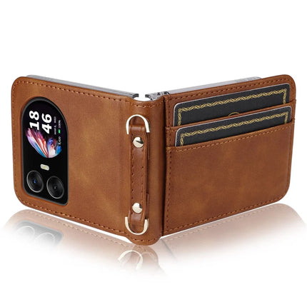 For Blackview Hero 10 4G Case Card Slots Leather Phone Cover with Lanyard