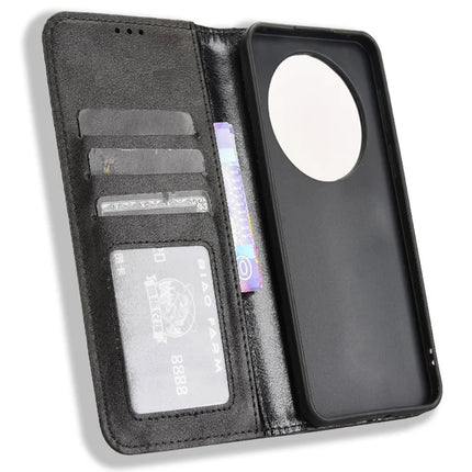 For Huawei Mate 70 Pro+ / 70 Pro Leather Case Wallet Stand Retro Texture Phone Cover