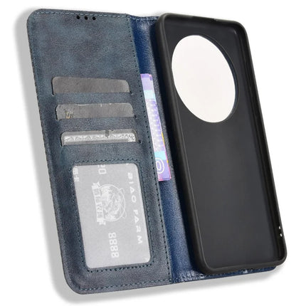 For Huawei Mate 70 Leather Case Wallet Stand Retro Texture Phone Cover