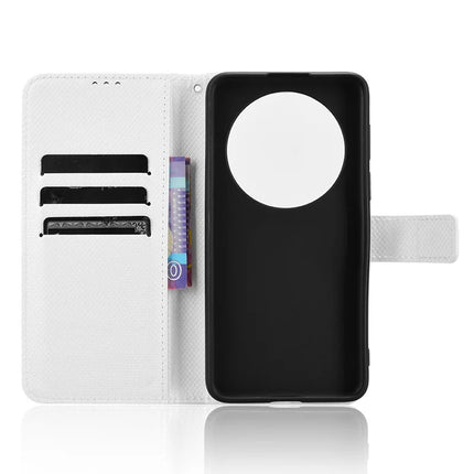 For Huawei Mate 70 Case PU Leather Diamond Texture Wallet Phone Cover