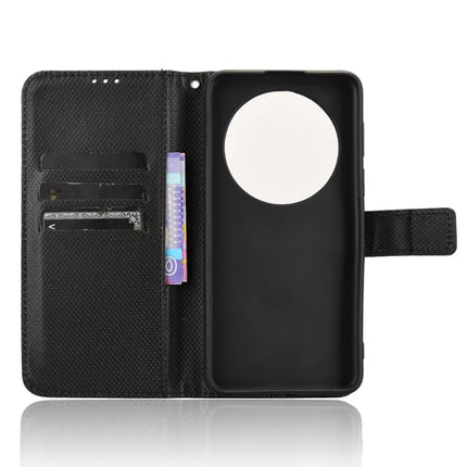 For Huawei Mate 70 Case PU Leather Diamond Texture Wallet Phone Cover
