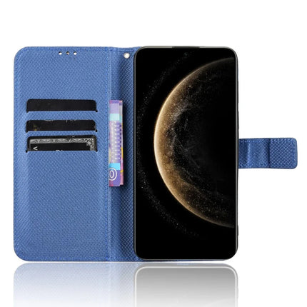 For Huawei Mate 70 Case PU Leather Diamond Texture Wallet Phone Cover