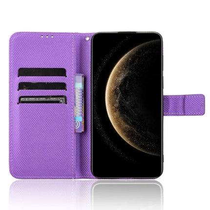 For Huawei Mate 70 Case PU Leather Diamond Texture Wallet Phone Cover